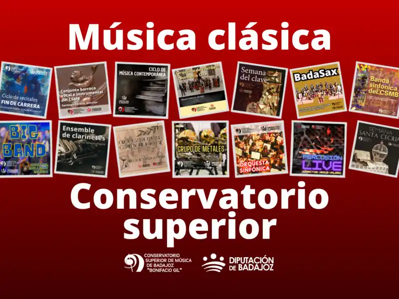 Cartel Música clásica Conservatorio Superior