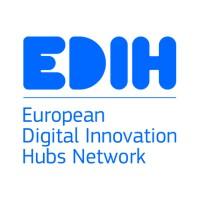 Logo Extremadura Digital Innovation Hub, Tech for Efficiency (Centro Europeo de Innovación Digital de Extremadura: Tecnología para la eficiencia) EDIHT4E
