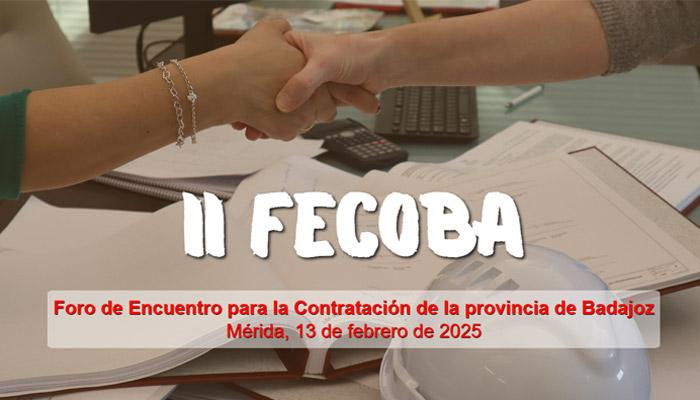 Imagen Foro de Encuentro para la Contratación de la provincia de Badajoz. 13 de febrero